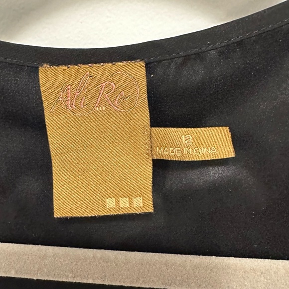 Ali Ro Black Silk Racerback Jumpsuit Women’s 12 Romper Jumper NWT casual - Picture 10 of 11